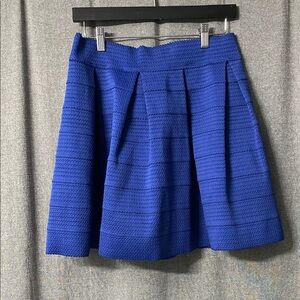 Express Vibrant Blue Mini Skirt